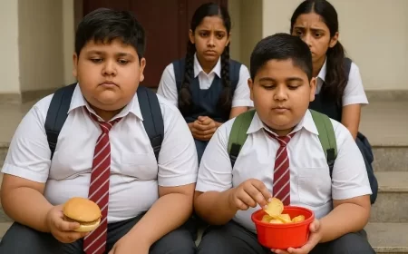 India Faces a Hidden Epidemic: 8 Out of 10 Kids Overweight in Many Indian Schools