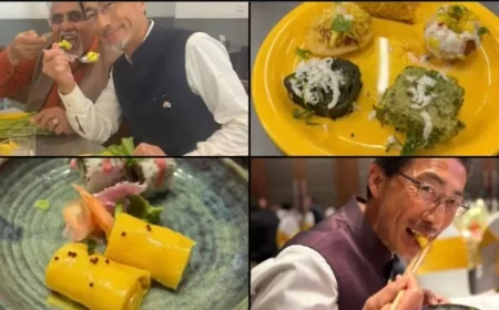 Japanese Ambassador Tries Gujarati Food, Says Panki Is His Favourite