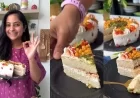 Dahi Bhalla Cake Recipe by Chef Neha Deepak Shah