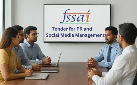 FSSAI Floats ₹3.5 Crore PR & Social Media Tender; Seeks Experienced Agencies with ₹5 Cr Turnover