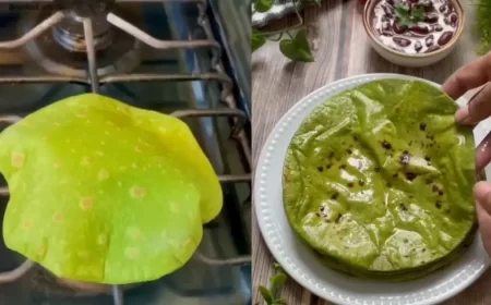 Palak Paneer Roti Recipe – Healthy & Protein-Rich Indian Flatbread