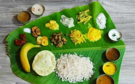 The Grand Onam Sadya: A Culinary Tour of Kerala’s Harvest Feast