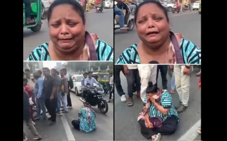 Golgappa Protest Halts Traffic in Vadodara: Woman Demands Missing Puris