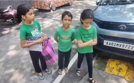 Bengaluru Kids Launch ‘Eco Wala’ to Replace Plastic with Eco-Friendly Paper Bags
