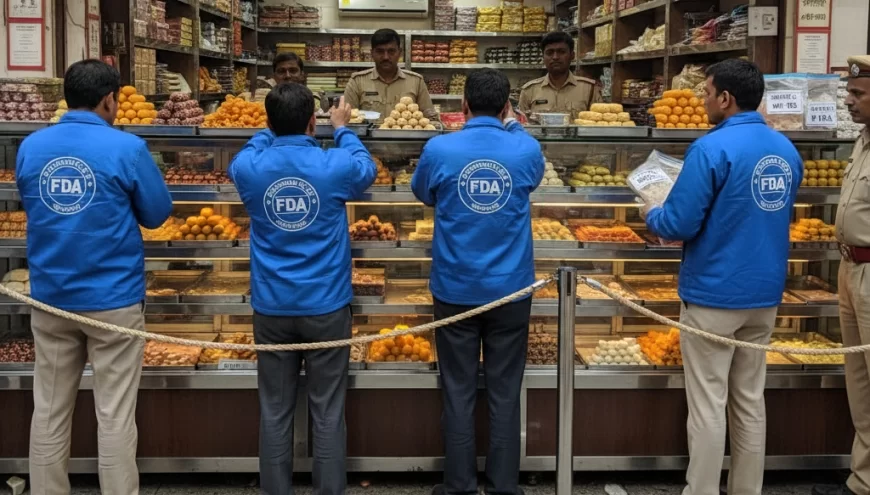 Maharashtra FDA Launches Statewide Inspections in Sweet Shops to Curb Food Adulteration Before Diwali