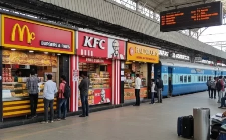 Railways to Allow McDonald’s, KFC, Haldiram’s at Stations Under New Premium Catering Category
