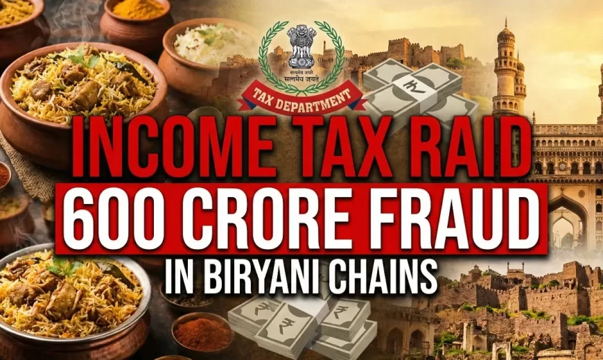 Income Tax Dept Busts ₹600 Crore Evasion Racket Involving Hyderabad’s Leading Biryani Chains