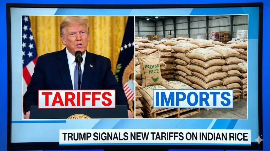 Trump Signals Fresh Tariffs on Indian Rice Imports; Exporters Say Impact on India Likely Minimal