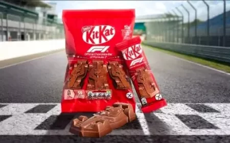 KitKat Becomes Official Chocolate Partner of Formula 1, Launches F1 Car-Shaped Chocolate in 2026