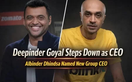 Deepinder Goyal to Step Down as CEO of Eternal; Blinkit’s Albinder Dhindsa to Take Charge