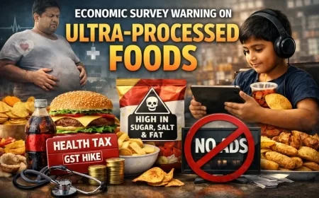 Economic Survey Flags Ultra-Processed Foods as Major Health Risk, Calls for Tax, Warning Labels and Ad Curbs