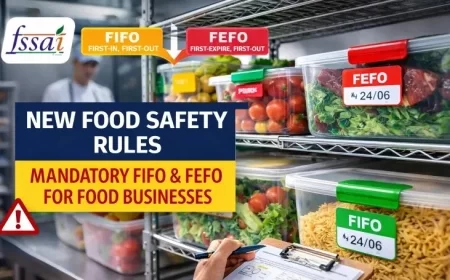 FSSAI Proposes Mandatory FIFO and FEFO Storage Norms for Food Businesses Under 2026 Licensing Rules