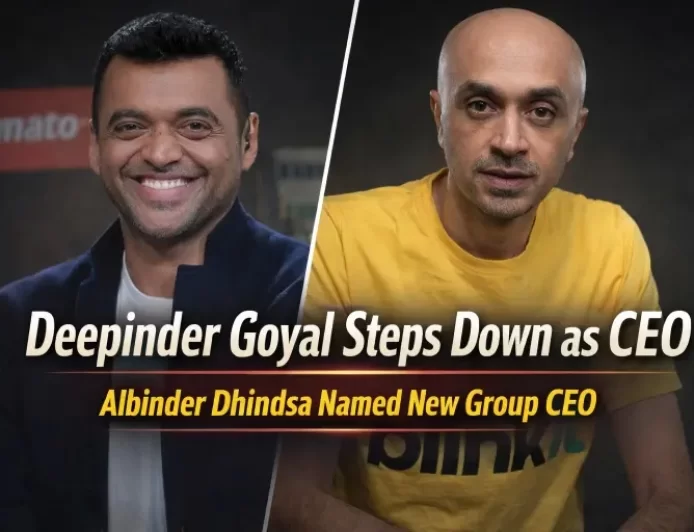 Deepinder Goyal to Step Down as CEO of Eternal; Blinkit’s Albinder Dhindsa to Take Charge