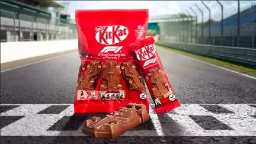 KitKat Becomes Official Chocolate Partner of Formula 1, Launches F1 Car-Shaped Chocolate in 2026