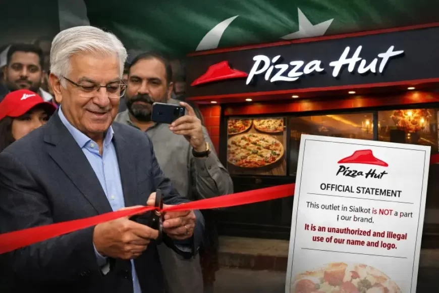 Pakistan Defence Minister Inaugurates Fake Pizza Hut Outlet in Sialkot, Company Denies Any Link