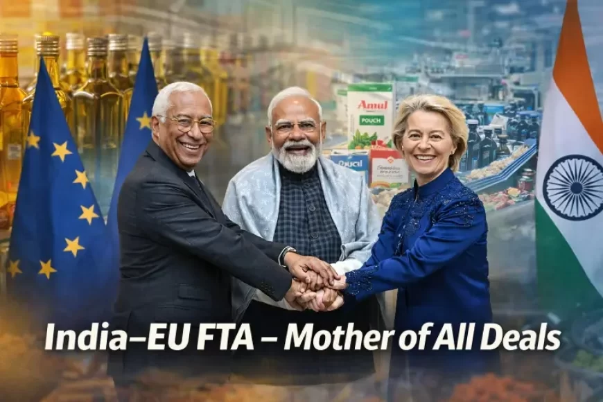 India–EU FTA Signed: How the ‘Mother of All Deals’ Will Change Food Prices, Farming, and FMCG in India