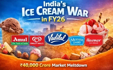 India’s Ice Cream Industry in FY26: ₹40,000 Cr Market Faces a Premium-or-Perish Moment