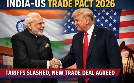 India, US Finalise Trade Pact; Tariffs Cut to 18%, Punitive Duties Withdrawn