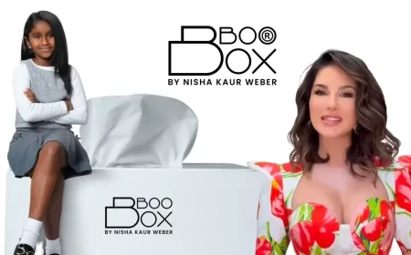 Sunny Leone’s 9-Year-Old Daughter Nisha Weber Launches BooBox, a Smart Tissue Box with Built-In Disposal Bin