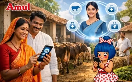 Amul Launches ‘Sarlaben’ AI Assistant to Help Dairy Farmers with Cattle Health, Feeding and Government Schemes