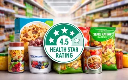 Australia Makes Health Star Ratings Mandatory on Packaged Foods From 2026