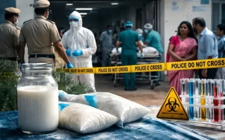 Rajamahendravaram Milk Poisoning Case: 4 Dead, Children Critical; Police Probe Private Dairy
