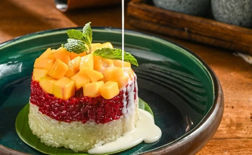 Mango Sticky Rice Recipe by Chef Dipesh Darjee, Corporate Chef at Yuki – A Gourmet Dessert Experience